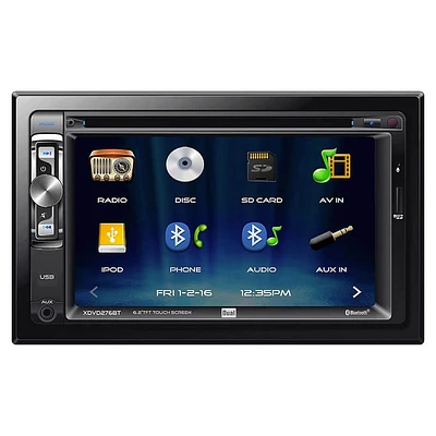 Dual Electronics XDVD276 6.2 inch LCD Touch Screen Double Din Car Stereo | Electronic Express