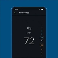 Ecobee Smart Thermostat with Voice Control - Black | Electronic Express