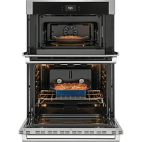 Electrolux 6.8 Cu. Ft. Range/Microwave Combination Smart Electric Wall Oven | Electronic Express