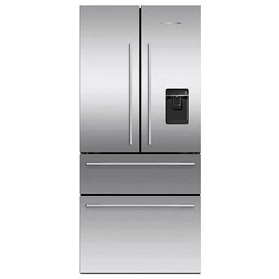 Fisher&Paykel 17 Cu. Ft. Freestanding French Door Refrigerator Freezer | Electronic Express