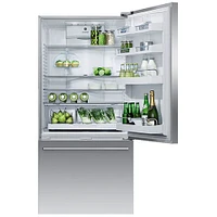 Fisher & Paykel 17 Cu. Ft. Stainless ActiveSmart Bottom Freezer Refrigerator | Electronic Express