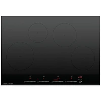 Fisher & Paykel 30 inch Black Glass Induction Cooktop | Electronic Express