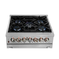 Forno inch Grattino Stainless Platinum Professional Freestanding Gas Range | Electronic Express