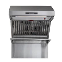 Forno inch Savona Stainless 1200 CFM Wall Mount Range Hood | Electronic Express