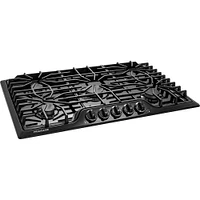 Frigidaire 36 inch Black Gas Cooktop | Electronic Express