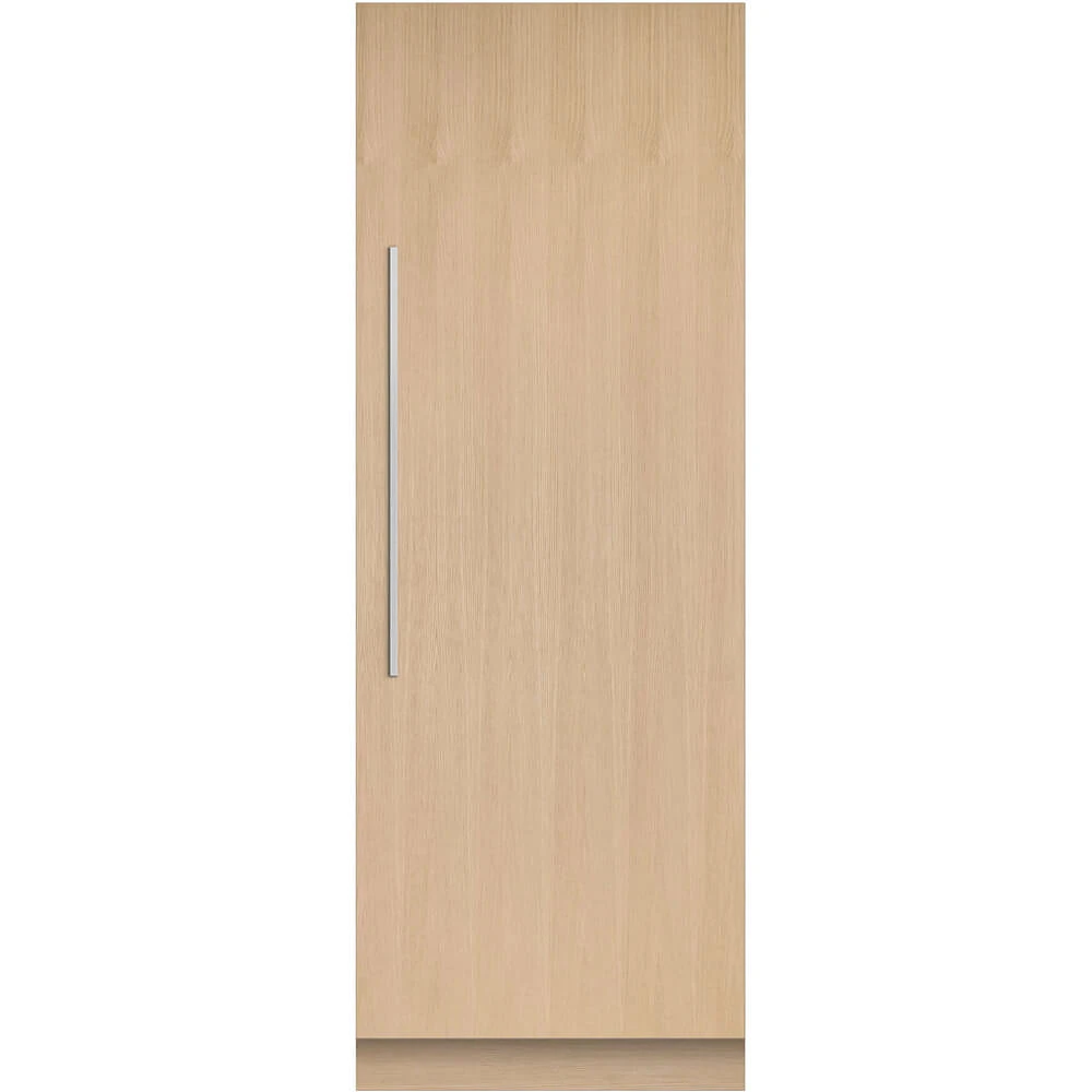 Fisher & Paykel 30 inch Panel Ready Right Hinge Column Refrigerator - Stainless Interior  | Electronic Express