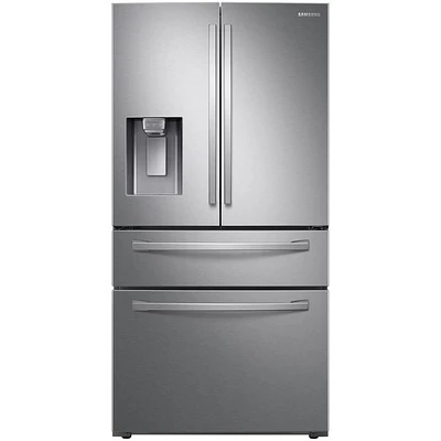 Samsung RF24R7201SR 24 Cu.Ft. Stainless 4-Door French Door Refrigerator | Electronic Express