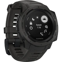 Garmin INSTINCTGRPH Instinct Outdoor GPS Watch, Graphite | Electronic Express