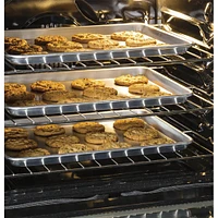 GE Profile 30 inch Free-Standing Gas Double Oven Convection Range | Electronic Express