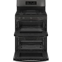 GE Profile 30 inch Free-Standing Gas Double Oven Convection Range | Electronic Express