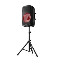 Demini 15 Inch 2000 Watt Multi-LED Loudspeaker with Stand | Electronic Express