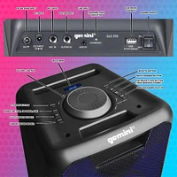 Gemini GLS-550 Dual 6.5 Inch Portable Party System | Electronic Express