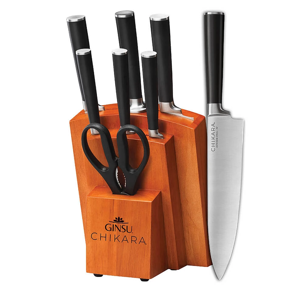 Ginsu Chikara Piece Japanese Steel Knife Set | Electronic Express