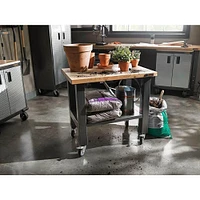 Gladiator Garage Works 3 Ft. Wide Mobile Workbench - Hammered Granite | Electronic Express