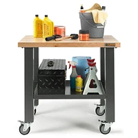 Gladiator Garage Works 3 Ft. Wide Mobile Workbench - Hammered Granite | Electronic Express