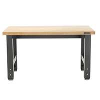 Gladiator 4 ft. Adjustable Height Hardwood Top Workbench | Electronic Express