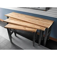 Gladiator 4 ft. Adjustable Height Hardwood Top Workbench | Electronic Express