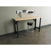 Gladiator Garage Works 66-1/2 inch Wide Hardwood Modular Workbench - Hammered Granite  | Electronic Express