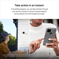 Google Nest 1080p Indoor/Outdoor Camera (Battery) | Electronic Express