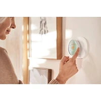 Google Nest Smart Programmable Thermostat in Snow White- GA01334US | Electronic Express