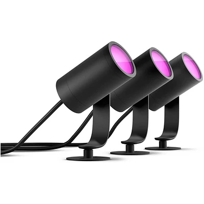 Hue Lily Outdoor spot light (3 pack) | Electronic Express