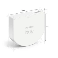 Hue White Wall Switch Module (2-pack) | Electronic Express