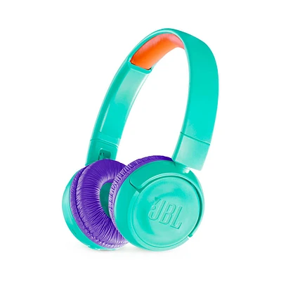 JBL Kids Wireless On-Ear Teal Headphones- JR300BTTEL | Electronic Express
