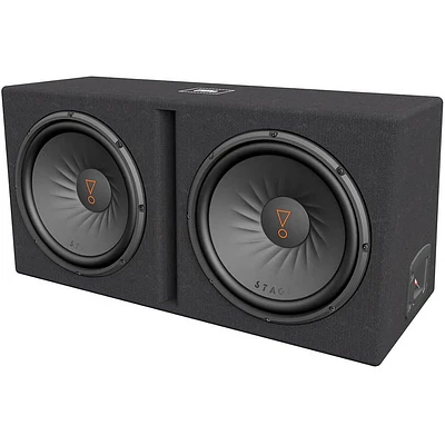 JBL Stage 1200D Dual 12 inch 2-Ohm Subwoofer Enclosure | Electronic Express