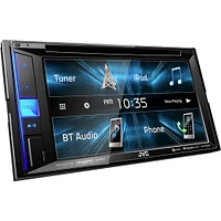 JVC KWV250BT  Double DIN Touchscreen Multimedia DVD Receiver with Bluetooth | Electronic Express