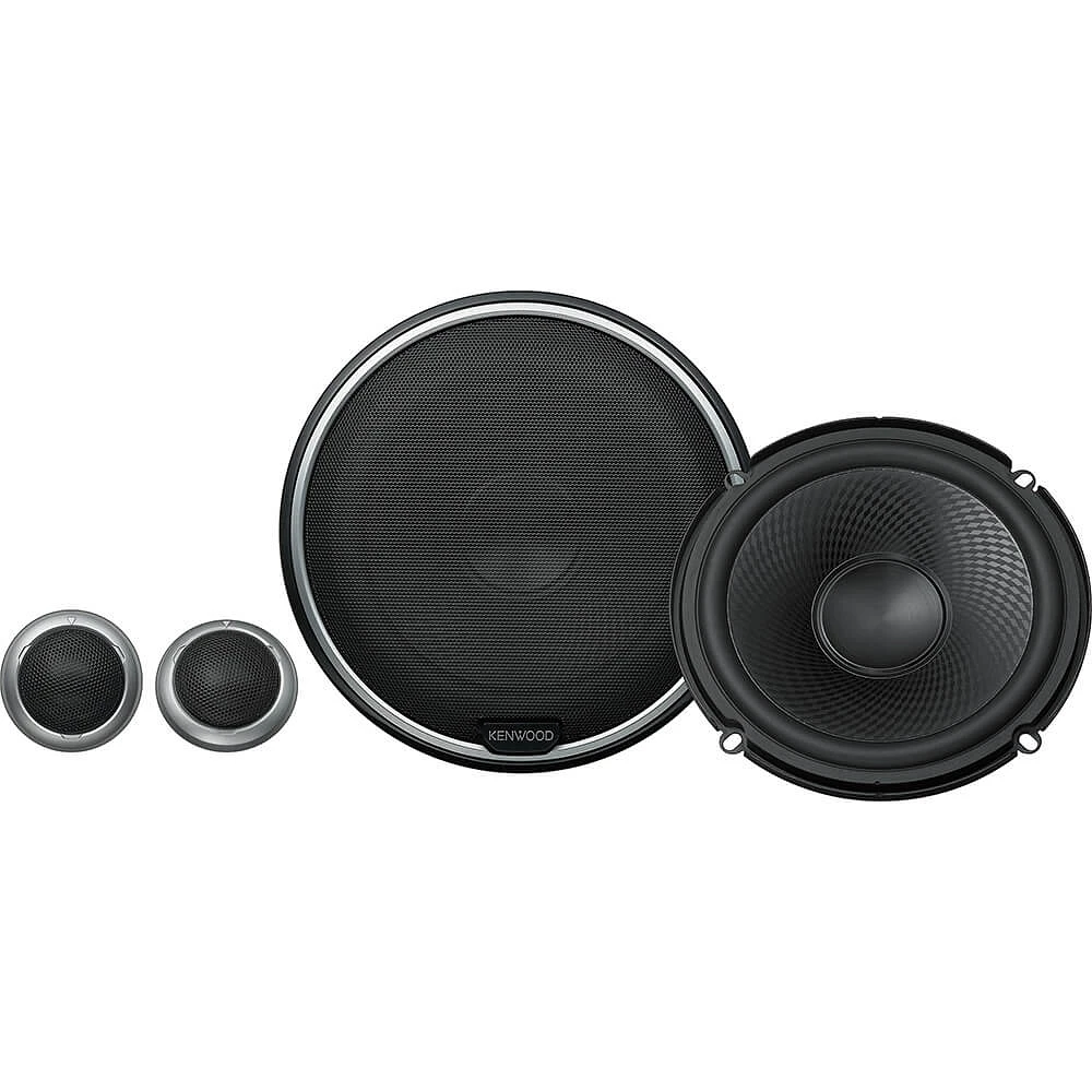 Kenwood KFC-P710PS 6.5 inch Component Speaker System | Electronic Express