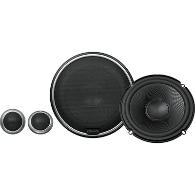 Kenwood KFC-P710PS 6.5 inch Component Speaker System | Electronic Express