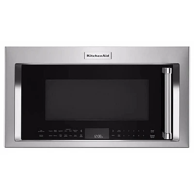KitchenAid 1.9 Cu. Ft. Stainless Microwave Hood Combination with Convection | Electronic Express