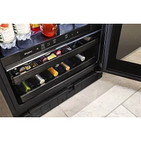 Whirlpool 24 inch Undercounter Beverage Center With Pass Through Handle | Electronic Express