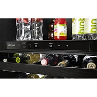 Whirlpool 24 inch Undercounter Beverage Center With Pass Through Handle | Electronic Express