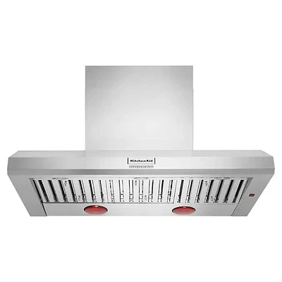 KitchenAid 48 inch Commercial-Style Wall-Mount Canopy Range Hood | Electronic Express