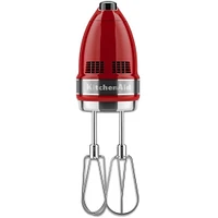 KitchenAid 7-Speed Digital Hand Mixer - Empire Red | Electronic Express