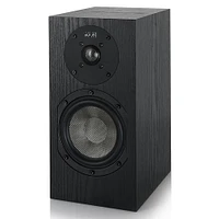 KLH Audio Albany II 2-Way Bookshelf Speakers (Pair) - Black Oak | Electronic Express