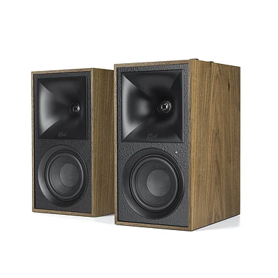 The Fives Powered Speaker System - Walnut | Electronic Express