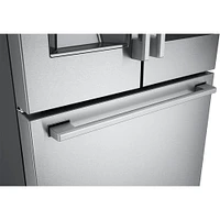 LG 24 Cu. Ft. Stainless French Door Instaview Door-in-door Refrigerator | Electronic Express