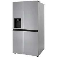 LG 27.16 Cu. Ft. PrintProof Stainless Steel Side-by-Side Refrigerator | Electronic Express
