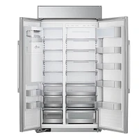 LG Studio 25.6 Cu. Ft. Stainless Smart Side-by-Side Refrigerator | Electronic Express