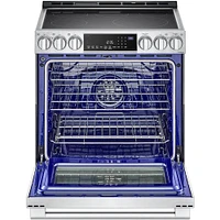 LG Studio 30 inch 6.3 Cu. Ft. Stainless Slide-In Electric Range | Electronic Express