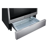 LG Studio 6.3 Cu. Ft. Stainless Slide-In Gas True Convection Range | Electronic Express