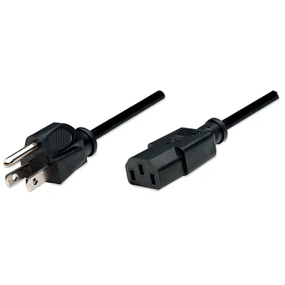 Manhattan PC Power Cable, 1.8m (6ft.) | Electronic Express