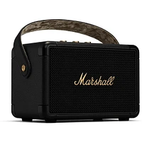 Marshall Kilburn II Portable Bluetooth Speaker - Black/Brass | Electronic Express