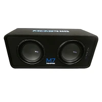 Memphis Audio Dual 12 inch M7 Loaded Subwoofer Enclosure | Electronic Express