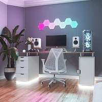 Nanoleaf Shapes Hexagon Light Panels - Smarter Kit - 7 Panels | Electronic Express