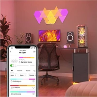 Nanoleaf Shapes - Mini Triangle Smarter Kit  | Electronic Express