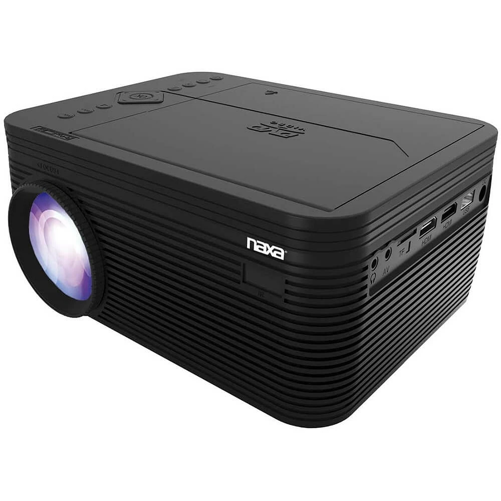 Naxa 150 inch Home Theater LCD Projector with Built-In DVD Player | Electronic Express