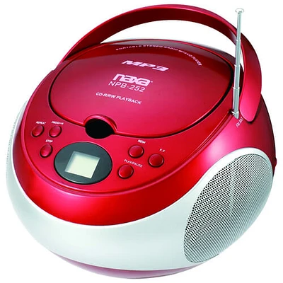 Naxa Portable MP3/CD Player with Stereo Radio | Electronic Express